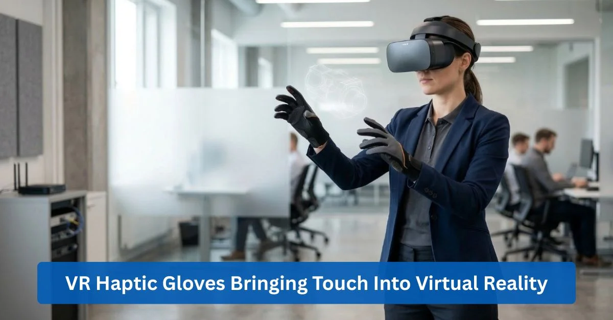 VR Haptic Gloves Bringing Touch Into Virtual Reality